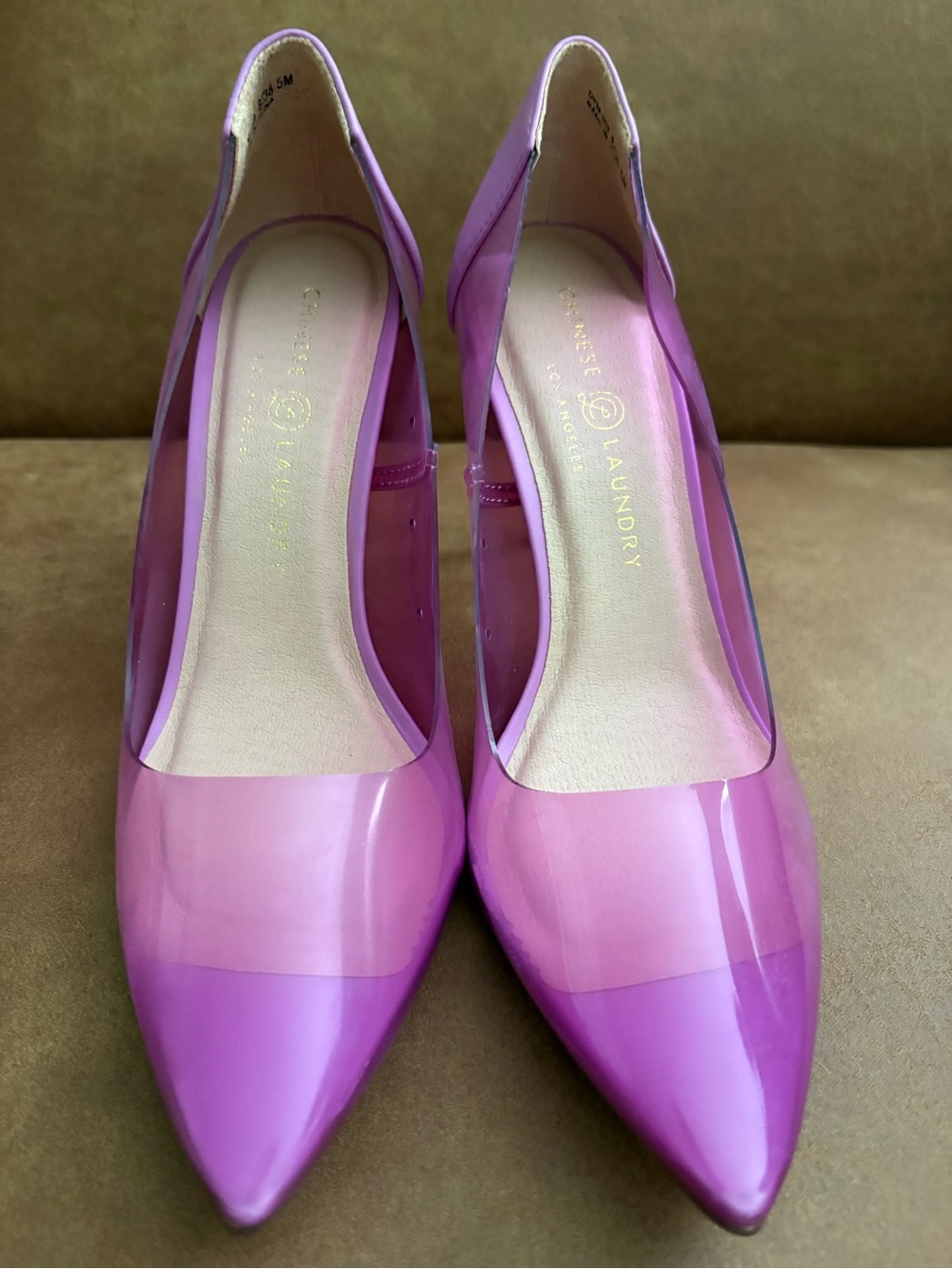 Chinese Laundry Women's Darling Heels.  Size 8. Purple. NIB - Picture 6 of 9